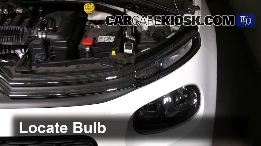 2017 Citroen C3 PureTech 1.2L 3 Cyl. Lights Daytime Running Light (replace bulb)